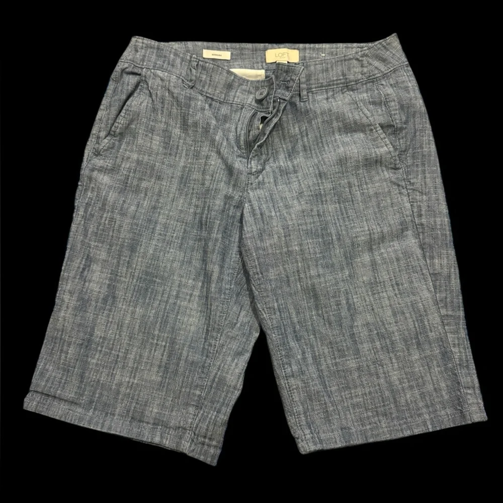 LOFT Women’s Bermuda Shorts size 6 - Picture 1 of 3
